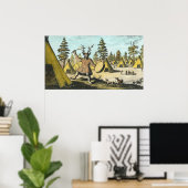 先住民アメリカンシャーマン ポスター (ホームオフィス)