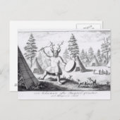 先住民アメリカンシャーマン ポストカード (正面/裏面)