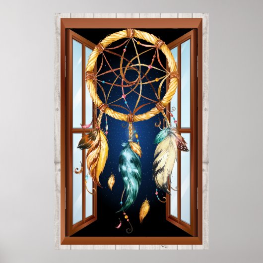 先住民アメリカンシリーズドリームキャッチャー4 ポスター (正面)