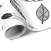 先住民アメリカンシンボルカスタムの背景 ラッピングペーパー (ロールコーナー)