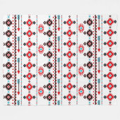 先住民アメリカンシンボルズフリースブランケット フリースブランケット (正面(横))