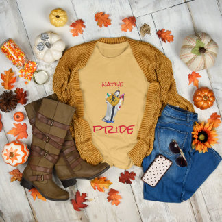 先住民アメリカンスティルアヤシカートゥーン Tシャツ