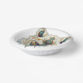 先住民アメリカンスピリチュアルウルフ紙プレート ペーパーボウル (傾斜あり)