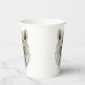 先住民アメリカンスピリチュアルウルフ 紙コップ (右)