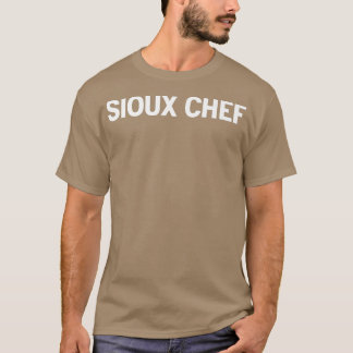 先住民アメリカンスーシェフライン調理師おもしろいCookingT Tシャツ