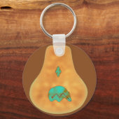先住民アメリカンズニベアアイコン キーホルダー (正面)