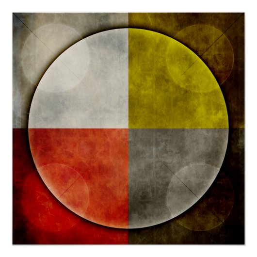 先住民アメリカンセイクリッドフープ ポスター (正面)