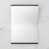 先住民アメリカンターコイズズニベア サンキューカード (内部)