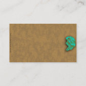 先住民アメリカンターコイズズニベア 名刺 (裏面)