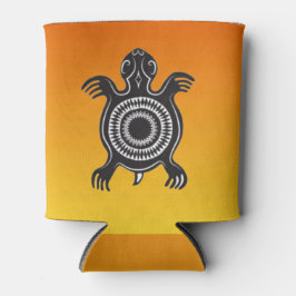 先住民アメリカンタートルシンボル 缶クーラー