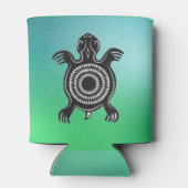 先住民アメリカンタートルシンボル 缶クーラー (裏面)