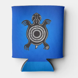 先住民アメリカンタートルシンボル 缶クーラー