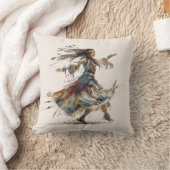 先住民アメリカンダンサー装飾用クッション クッション (ブランケット)