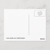 先住民アメリカンチャイルドハガキ ポストカード (裏面)