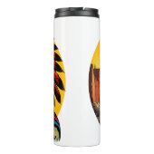 先住民アメリカンチーフオンワイルドランドスケープサンセット タンブラー (裏面)