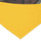 先住民アメリカンチーフオンワイルドランドスケープサンセット テーブルクロス (アングル)