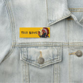 先住民アメリカンチーフオンワイルドランドスケープサンセット 名札 (インサイチュ)