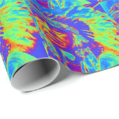 先住民アメリカンチーフポップ・アートのアート ラッピングペーパー (ロールコーナー)