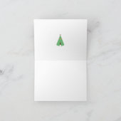 先住民アメリカンティピ誕生日パーティーサンキューカード サンキューカード (内部)