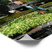 先住民アメリカントーテムポールグラシャーパークモンタナ ポスター (角)