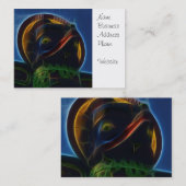 先住民アメリカントーテムポールフラクタルアートデザイン 名刺 (正面/裏面)