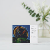 先住民アメリカントーテムポールフラクタルアートデザイン 名刺 (スタンド正面)