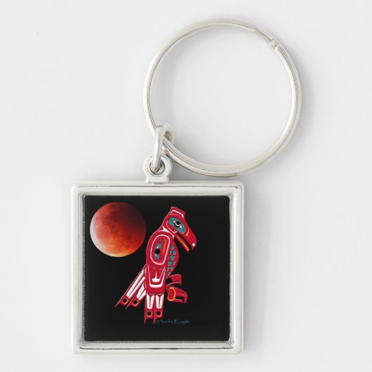 先住民アメリカンハイダイーグル鍵チェーンコレクション キーホルダー (正面)