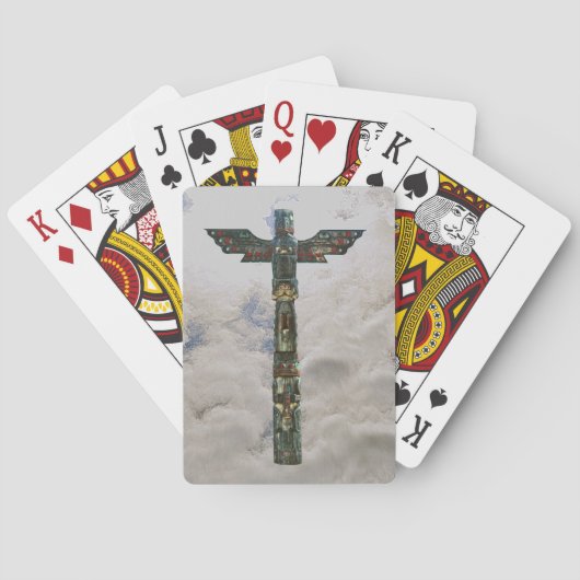 先住民アメリカンハイダトーテムポールトランプ トランプ (裏面)