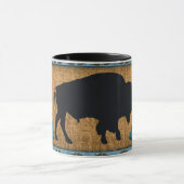 先住民アメリカンバッファロー/バイソン マグカップ (中央)