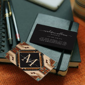 先住民アメリカンパターンインディアンカルチャーボホスタイル 名刺