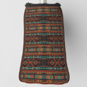 先住民アメリカンパターンボホカルチャー抽象芸術アーツ ゴルフヘッドカバー (回転90)
