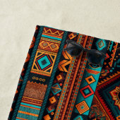 先住民アメリカンパターンボホカルチャー抽象芸術アーツ ビーチタオル (インサイチュ)