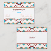 先住民アメリカンパターン名刺 名刺 (正面/裏面)