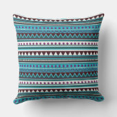 先住民アメリカンパターン装飾用クッション/アステカ クッション (裏面)