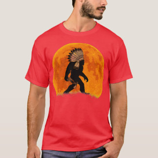 先住民アメリカンビッグフット Tシャツ