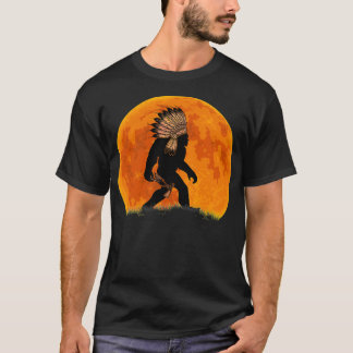 先住民アメリカンビッグフット Tシャツ