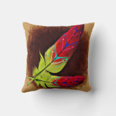 先住民アメリカンフェザーズ装飾装飾用クッション クッション (裏面)