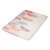 先住民アメリカンフェザー背景インディアン部族館 バスマット (アングル)