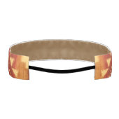 先住民アメリカンフォークアートレッドベア アスレチックヘッドバンド (裏面)