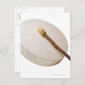 先住民アメリカンフレームドラム ポストカード (正面/裏面)