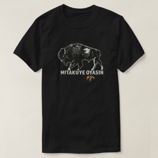 先住民アメリカンプライドIラコタトライブテトンスーN Tシャツ