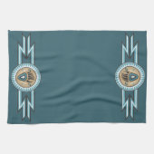 先住民アメリカンベアーポー キッチンタオル (横)