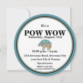 先住民アメリカンベア招待状 招待状 (裏面)