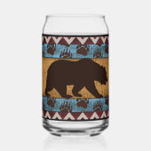 先住民アメリカンベア ガラス缶 (裏面)