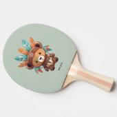 先住民アメリカンベア 卓球ラケット (横)