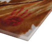 先住民アメリカンベイピントウォーホース カッティングボード (角)