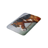 先住民アメリカンベイピントウォーホース バスマット (アングル)