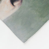 先住民アメリカンベイピントウォーホース フリースブランケット (角)