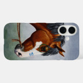 先住民アメリカンベイピントウォーホース Case-Mate iPhoneケース (裏面 (横))