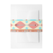 先住民アメリカンベリーバンド 招待状ベリーバンド (正面例)